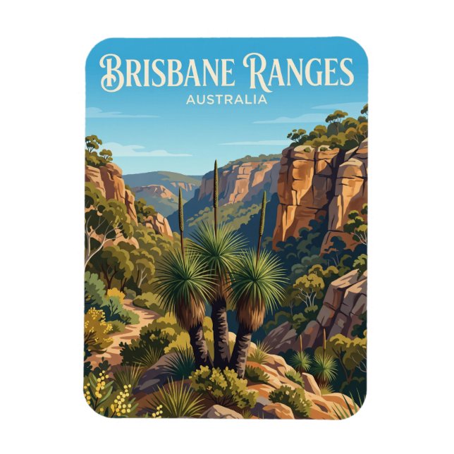 Brisbane Ranges Nationalpark Australien Magnet (Vertikal)