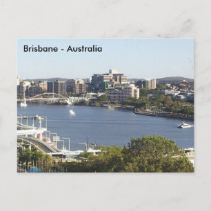 Brisbane River, Brisbane, Queensland, Australien Postkarte