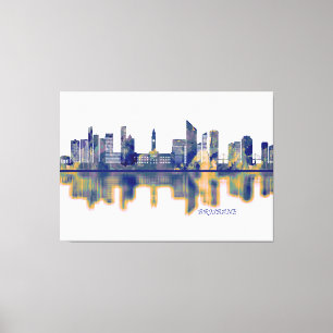 Brisbane Skyline Leinwanddruck