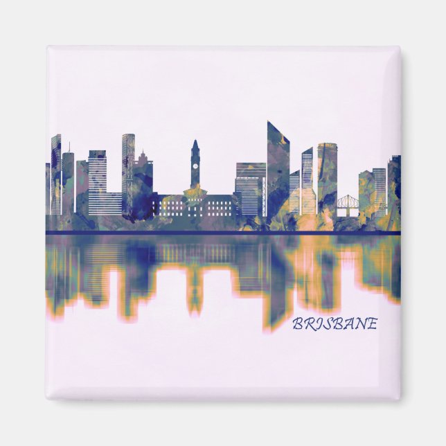 Brisbane Skyline Magnet (Vorne)
