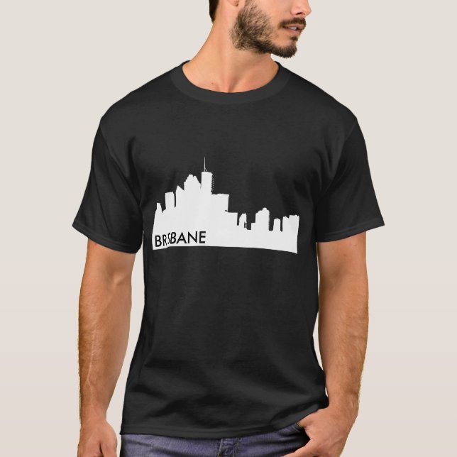 Brisbane Skyline T - Shirt (Vorderseite)