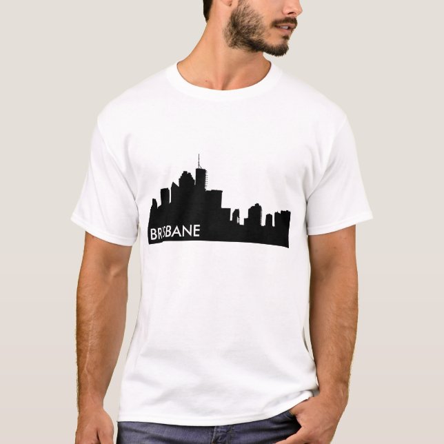 Brisbane Skyline T - Shirt (Vorderseite)