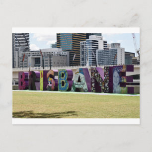 BRISBANE SOUTHBANK QUEENSLAND AUSTRALIEN POSTKARTE