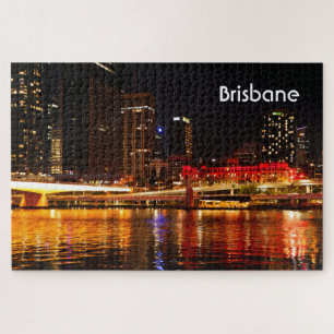 Brisbane: Stadtlichter bei Nacht Puzzle