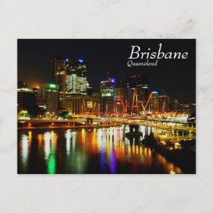 Brisbane um 1 Uhr Postkarte
