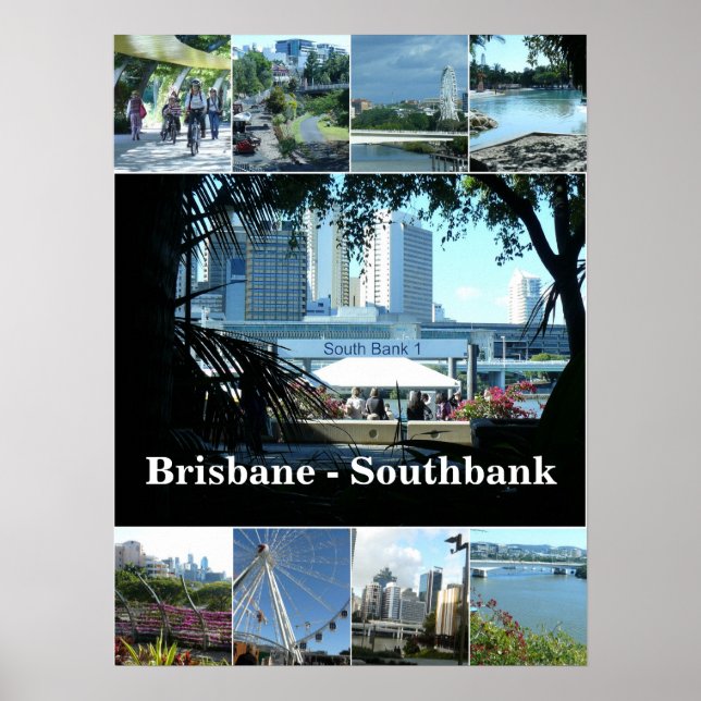 Brisbane's Beautiful Southbank Poster (Vorne)