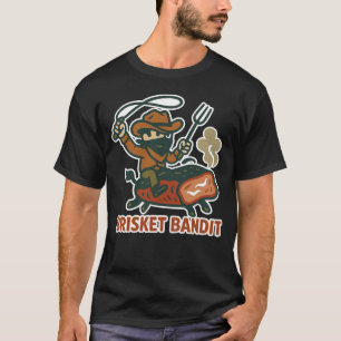 Brisket Bandit GRILLEN Cowboy Design T-Shirt