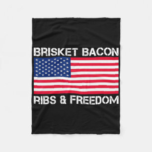 Brisket Bycon Ribs and Freedom Grill Grillen Meat  Fleecedecke