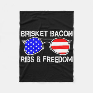 Brisket Bycon Ribs and Freedom Grill Grillen Meat Fleecedecke