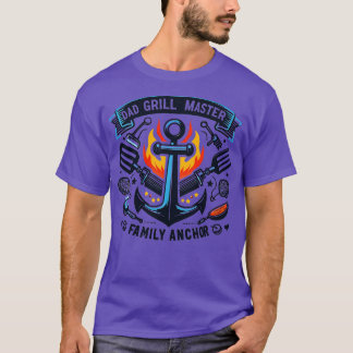 Brisket Commander BBQ Grillmaster Der Papa T-Shirt