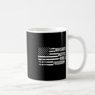 Brisket Hinterns Ribs and Freedom Grillen American Kaffeetasse