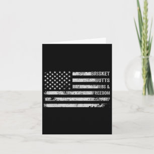 Brisket Hinterns Ribs and Freedom Grillen American Karte