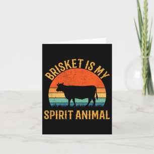 Brisket ist mein Seelentier Karte