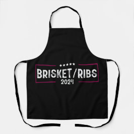Brisket Ribs 2024 GRILLEN Barbecue politische Wahl Schürze