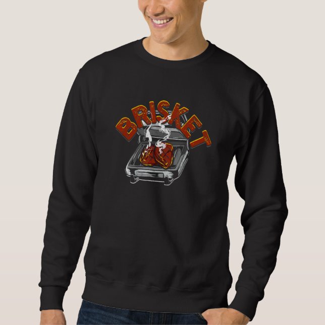 Brisket - Texas Grillfleisch Sweatshirt (Vorderseite)