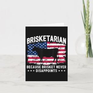 Brisketarier, weil Brisket Spaß nie enttäuscht Karte