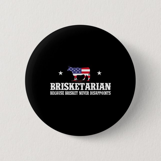 Brisketarisch, weil Brisket nie enttäuscht - B Button (Vorderseite)