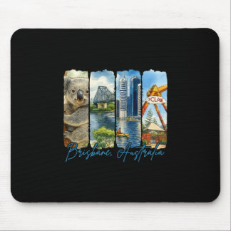 Brisne Australien Reisende Pinselstrich Souvenir V Mousepad