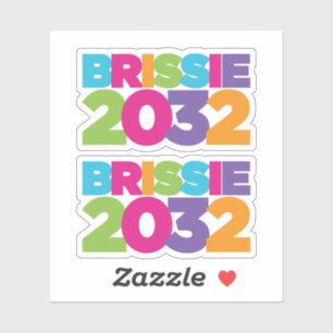 Brissie 2032 aufkleber