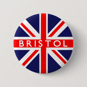 Bristol: Britische Flagge Button