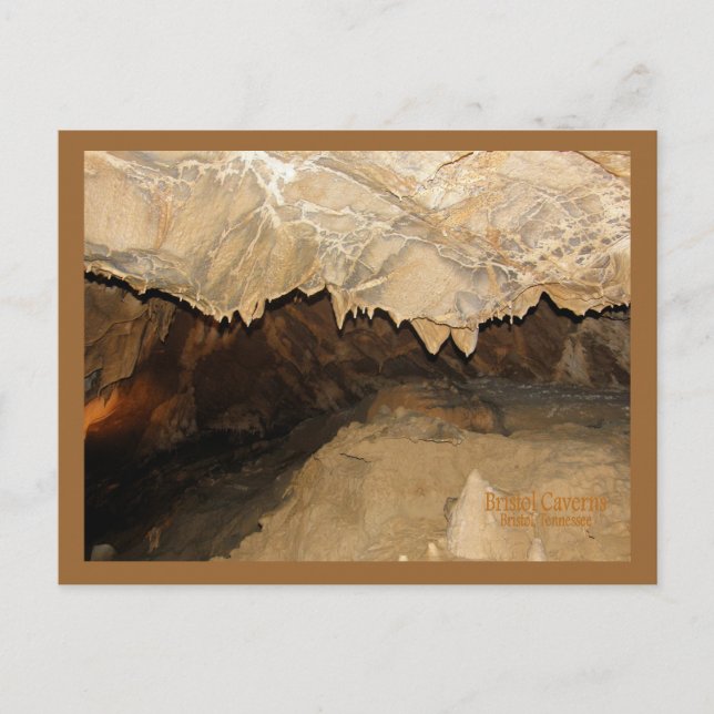 Bristol Caverns Postkarte (Vorderseite)