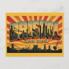 Bristol England Kreative Hafenstadt Postkarte