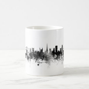 Bristol England Skyline Schwarz-weiß Kaffeetasse
