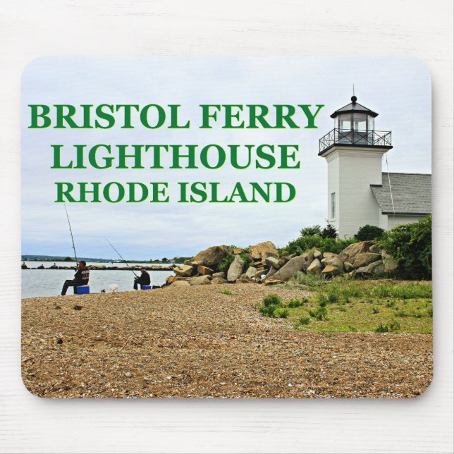 Bristol Ferry Lighthouse, Rhode Island Mousepad (Vorne)