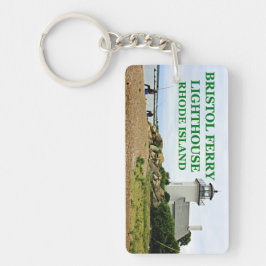 Bristol Ferry Lighthouse, Rhode Island Schlüsselanhänger