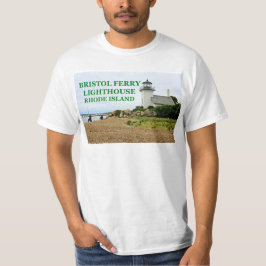 Bristol Ferry Lighthouse, Rhode Island T - Shirt