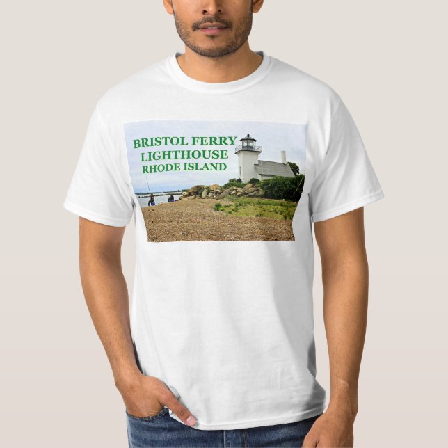 Bristol Ferry Lighthouse, Rhode Island T - Shirt (Vorderseite)