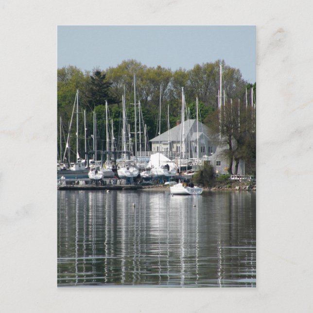 Bristol Harbor Postkarte (Vorderseite)