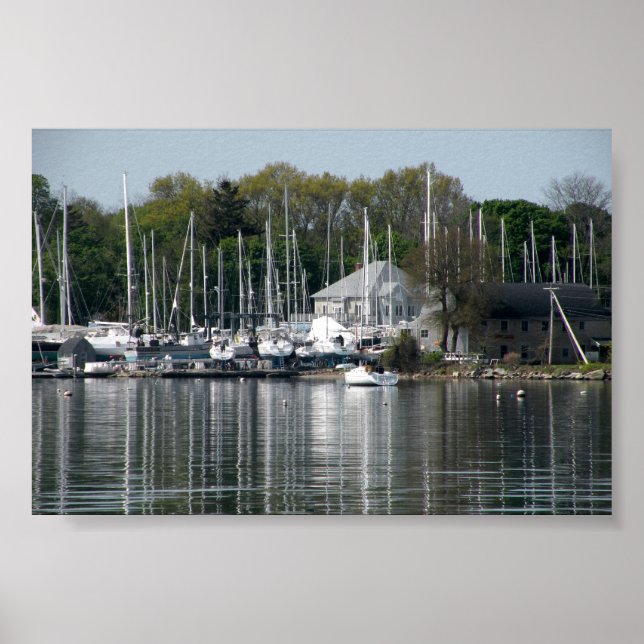 Bristol Harbour Bristol Rhode Island Poster (Vorne)