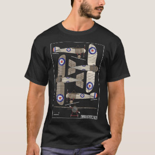 Bristol M.1 Monoplane Scout British WW1 Fighter Pl T-Shirt