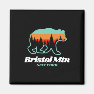 Bristol Mountain New York Skifahren Snowboarden Magnet