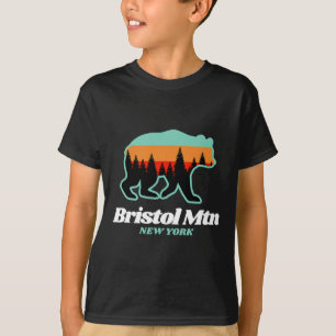 Bristol Mountain New York Skifahren Snowboarden T-Shirt
