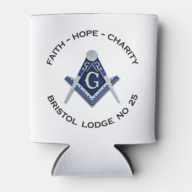 Bristol No 25 Masonic Cooler Dosenkühler (Vorderseite)