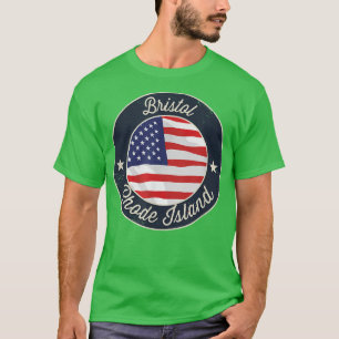 Bristol - Patriotische Rhodeninsel Souvenir T - Sh T-Shirt