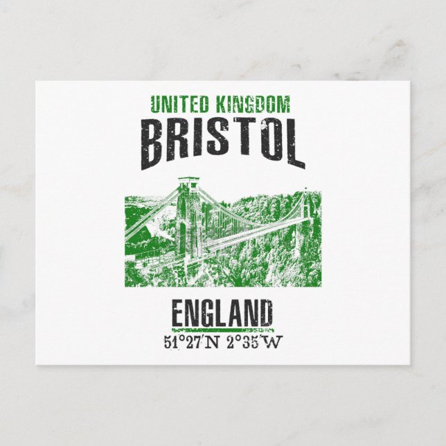Bristol Postkarte (Vorderseite)