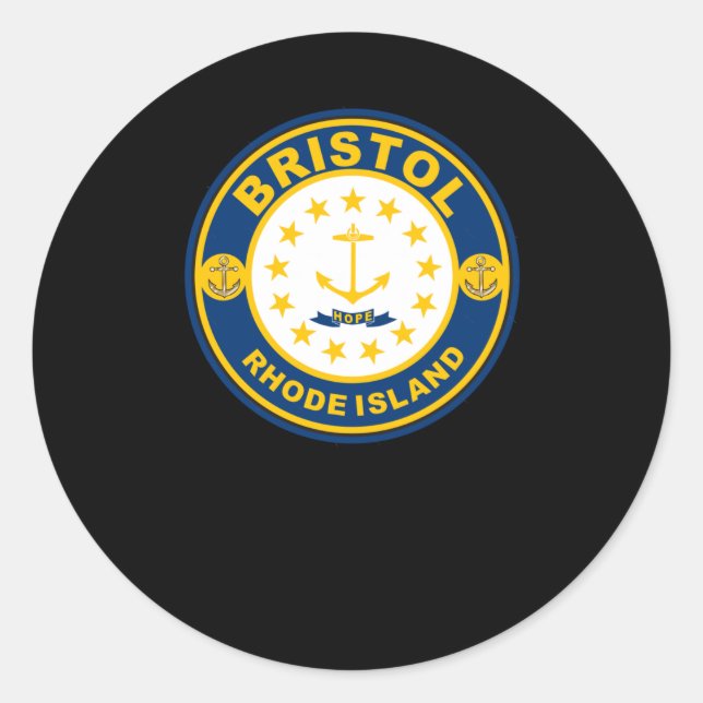 Bristol Rhode Island Sticker (Vorderseite)