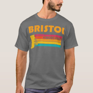 Bristol Rhode Island Vintag Ausgefallenes Souvenir T-Shirt