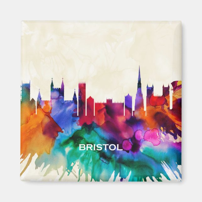 Bristol Skyline Magnet (Vorne)