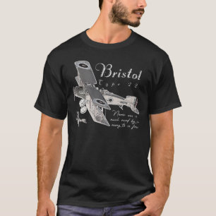 Bristol Type22 Britisches WW1-Kämpfer-Flugzeug T-Shirt
