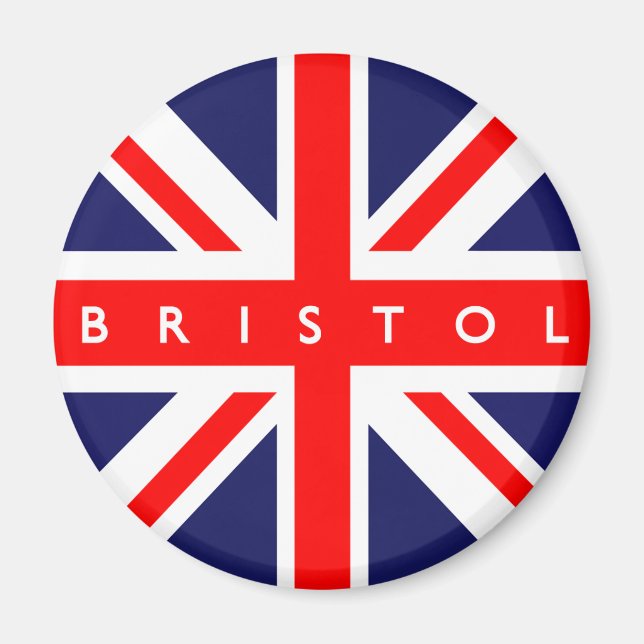 Bristol UK Flag Magnet (Vorne)
