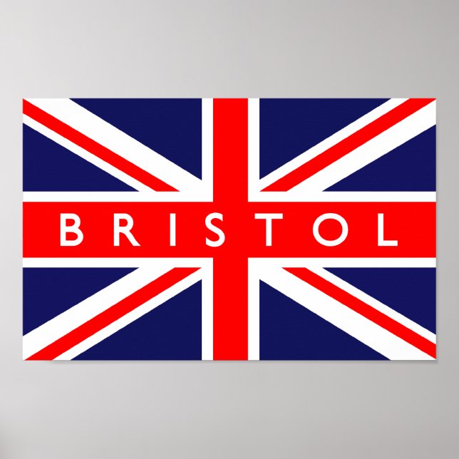 Bristol UK Flag Poster (Vorne)
