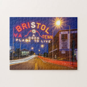 Bristol unterzeichnen herein Kastanienbraun und Puzzle