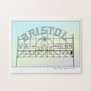 Bristol VA TN Slogan Sign Puzzle