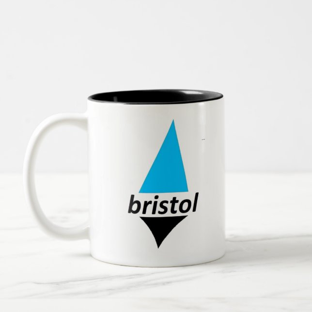 Bristol-Yachten Zweifarbige Tasse (Links)