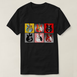 Brit Pop Art Mod Modvate Elektrogitarren T-Shirt