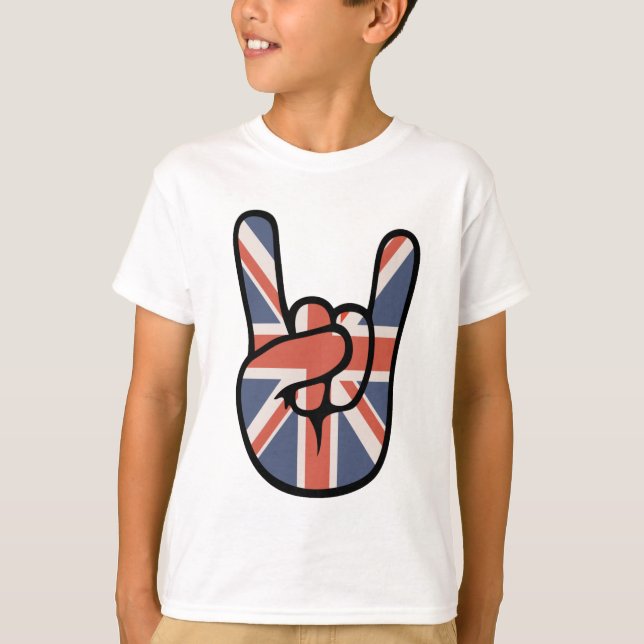 Brit Rock Hand T-Shirt (Vorderseite)